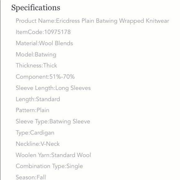 Batwing Wrapped Sweaters - Picture 5 of 8